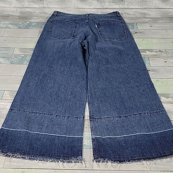 ASKK NY Wide Leg Jeans sz 34 - Picture 5 of 6